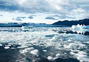 Фото: ледники и море